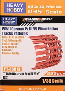[사전 예약] PT-35013 1/35 WWII German Pz.III/IV Winterketten Tracks Pattern C (Fit for Pz.III ausf.H-N /StuG.III