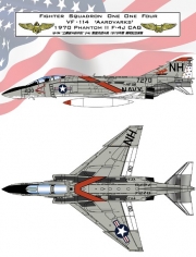 [사전 예약] G72011 1/72 F-4J CAG VF-114 "Aardvarks" 1970 Phantom II 