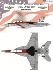 [사전 예약] G72006 1/72 F/A-18F CAG VFA-41 Black Aces 2015 
