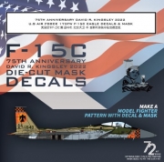 [사전 예약] G72051 1/72 F-15C 75th Ann. David R. Kingsley 2022 U.S Air Force 173FW 