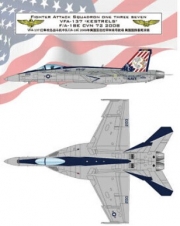 [사전 예약] G72025 1/72 F/A-18E VFA-137 "Kestrels" CVN- 72 2008 