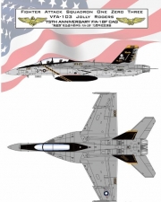 [사전 예약] G48022 1/48 F/A-18F CAG VFA-103 Jolly Rogers 75th Anniversary 