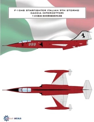 [사전 예약] G48052 1/48 F-104S Starfighter Italian 9th Stormo Caccia Intercettori 