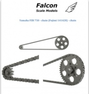 FSM30 Chain set for 1/12 scale models: Yamaha FZR750 OW74 for Fujimi