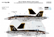 [사전 예약] G72048 1/72 F/A-18E VFA-27 ROYAL MACES CVN 73 2010