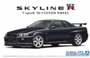 [사전 예약] AOS06695 1/24 Nissan BNR34 Skyline GT-R V-SPECII '02 Custom Wheel