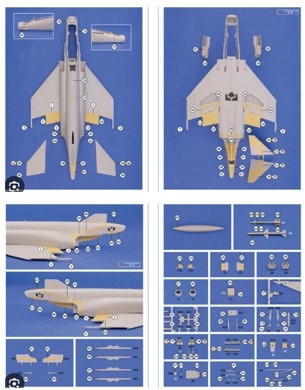 [사전 예약] D48023 1/48 F-4B Phantom for Tamiya