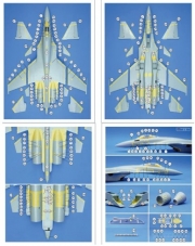 [사전 예약] D48014 1/48 Su-33 Flanker-D Colour Separation for Minibase