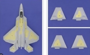 [사전 예약] D48042 1/48 F-22 Raptor Fighter Camouflage for Hasegawa