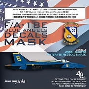 [사전 예약] D48039 1/48 F/A-18 Blue Angels U.S. Naval Flight Demonstration Squadron&Decals for Meng