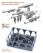 N03-198-88 1/350 U.S.NAVY Weapons Carts & Aviation Ordnanceman 3D Print kits