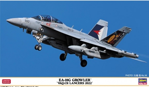[사전 예약] HSG02432 1/72 EA-18G Growler VAQ-131 Lancers 2022