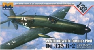 [사전 예약] HK01E07 1/32 WWII Luftwaffe Dornier Pfeil Do 335B-2 Zerstorer