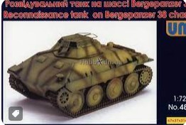 [사전 예약] UM-484 1/72 Reconnaissance tank on Bergepanzerwagen 38 chassis (1/72)