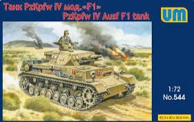 UM-544 1/72 Tank Panzer IV Ausf F1 (1/72)