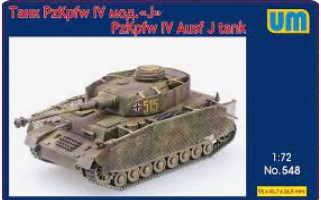 [사전 예약] UM-548 1/72 Tank Panzer IV Ausf J (1/72)