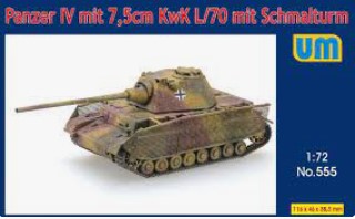UM-555 1/72 Panzer IV mit 7.5 cm KwK L/70 mit Schmalturn (1/72)