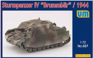 [사전 예약] UM-557 1/72 Sturmpanzer IV \"Brummbar\" /1944 (1/72)