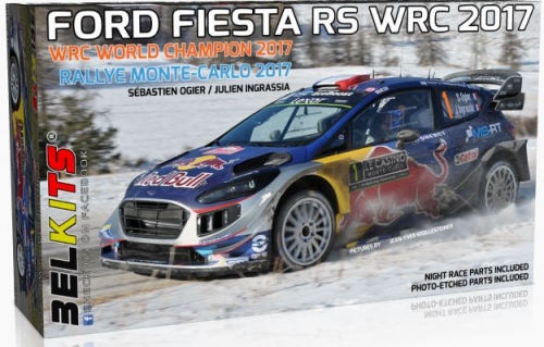 [사전 예약] BEL012 1/24 Ford Fiesta RS 2017 WRC Champion Sebastien Ogier Monte Carlo Red Bull