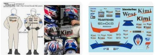 MSMD047 1/24 K.Raikkonen Decal "McLaren"