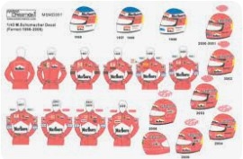 MSMD061 1/43 M.Schumacher Decal (Ferrari 1996 - 2006)