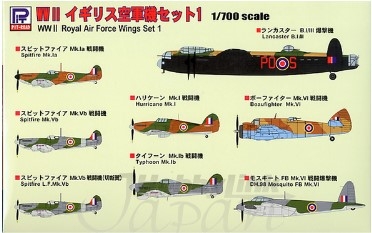 [사전 예약] PITS-32 1/700 WWII Royal Air Force Set #1