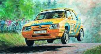 [사전 예약] SME0972 1/28 Škoda Favorit Rallye 96