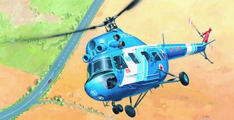 [사전 예약] SME0991 1/48 Vrtulník Mi 2 - Policie