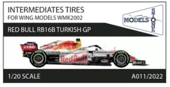 [사전 예약] A011/2022 Red Bull RB16B (2021) - Pirelli Intermediate Rain Tires - NewScratch kit 20F21N3311Rd16 / Wing Model kit WMK2002
