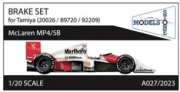[사전 예약] A027/2023 McLaren MP4/5B - Brake Set for Tamiya (20026 / 89720 / 92209)