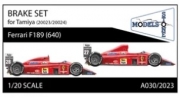 [사전 예약] A030/2023 Ferrari F189 (640) - Brake Set for Tamiya (20023 / 20024)