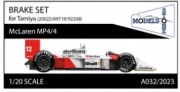 [사전 예약] A032/2023 McLaren MP4/4 - Brake Set for Tamiya (20022 / 89719 / 92208)