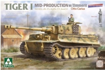 [사전 예약] BT2200 1/35 Sd.Kfz.181 Pz.Kpfw.VI Ausf.E Tiger I Mid Production w/Zimmerit & Otto Carius