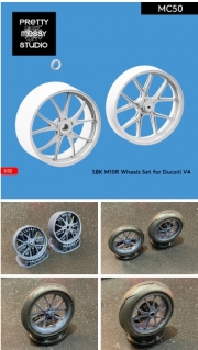 [사전 예약] MC50 1/12 SBK M10R Wheels For Ducati V4 for Tamiya