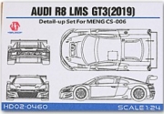 HD02-0460 1/24 Audi R8 Lms GT3 (2019) Detail-up Set For Meng CS-006 （PE+Metal parts+Resin）
