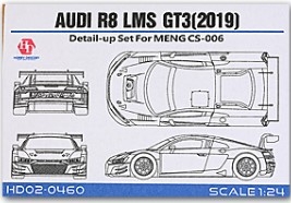 HD02-0460 1/24 Audi R8 Lms GT3 (2019) Detail-up Set For Meng CS-006 （PE+Metal parts+Resin）