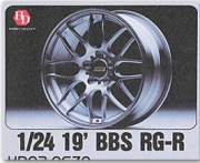 [사전 예약] HD03-0670 1/24 19' BBS RG-R Wheels (Resin+Metal Wheels+Decals)