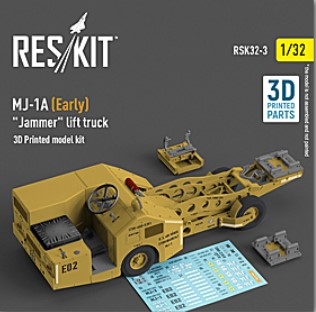 RSK32-0003 1/32 MJ-1A (Early) \"Jammer\" lift truck (3D Printed model kit) (1/32)