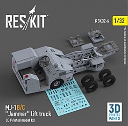 RSK32-0006 1/32 MJ-1B/C \"Jammer\" lift truck (3D Printed model kit) (1/32)