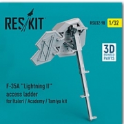 RSU32-0098 1/32 F-35A "Lightning II" access ladder for Italeri / Academy / Tamiya kit (3D Printed) (