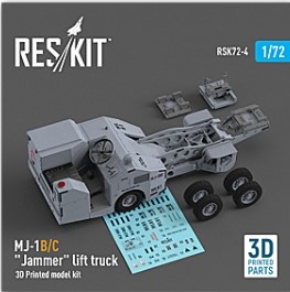 [사전 예약] RSK72-0004 1/72 MJ-1B/C \"Jammer\" lift truck (3D Printed model kit) (1/72)
