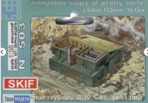 [사전 예약] MK503 1/35 Ammunition supply of artillery shells (calibre 122mm) (1/35)