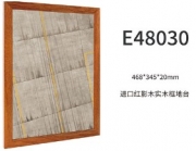 [사전 예약] E48030 Imported red shadow wood solid wood frame Display （Airport taxiway）