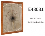 [사전 예약] E48031 Imported red shadow wood solid wood frame Display （Maintenance area apron）