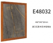 [사전 예약] E48032 Imported red shadow wood solid wood frame Display （Airport taxiway）
