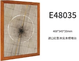 [사전 예약] E48035 Imported red shadow wood solid wood frame Display （Maintenance area apron）