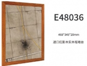 [사전 예약] E48036 Imported red shadow wood solid wood frame Display （airport apron）
