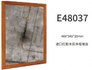 [사전 예약] E48037 Imported red shadow wood solid wood frame Display （airport apron）