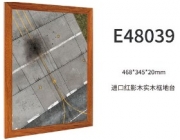 [사전 예약] E48039 Imported red shadow wood solid wood frame Display（airport apron）