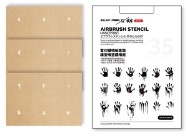 [사전 예약] L00003 Airbrush stencil handprint 1/35